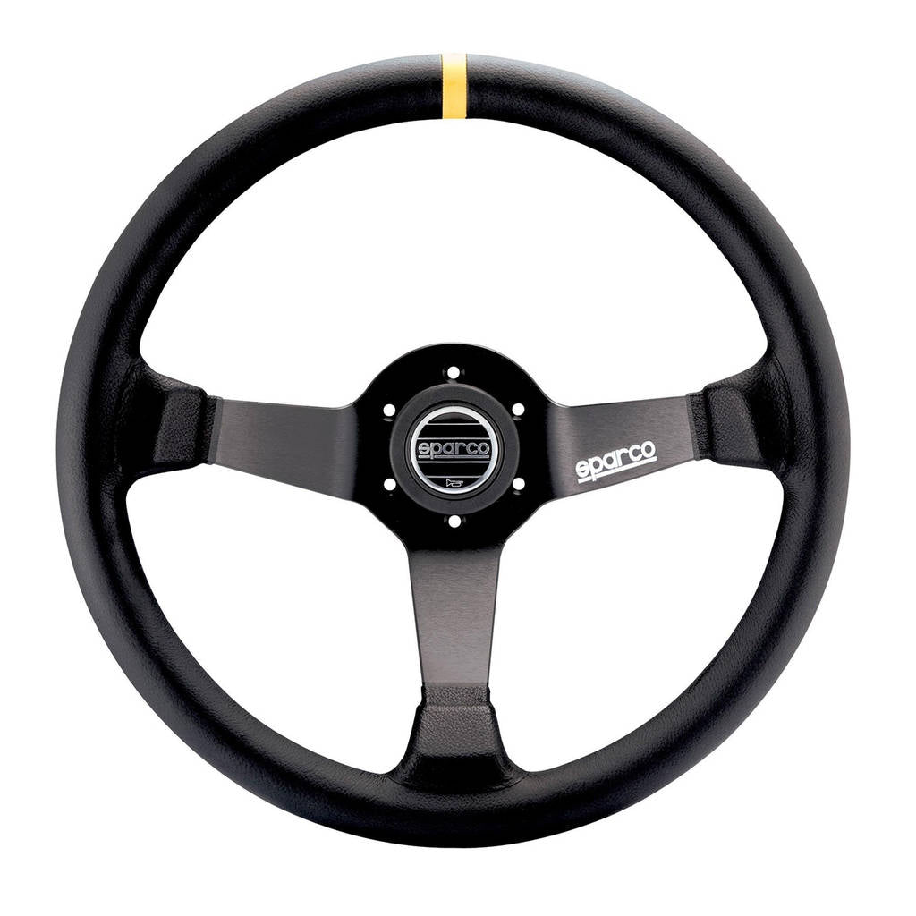 SPARCO 015R345MSN Steering Wheel R345, Suede, Black, Diam. 350mm, Reach 63mm Photo-1