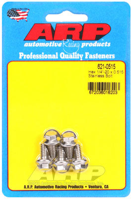 ARP 621-0515 SAE Bolt Kit 1/4-20 x 0.515 hex SS bolts Photo-0