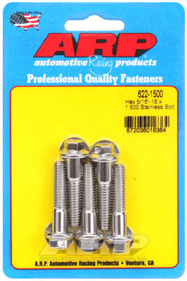 ARP 622-1500 SAE Bolt Kit 5/16-18 x 1.500 hex SS bolts Photo-0