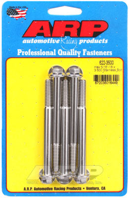 ARP 622-3500 SAE Bolt Kit 5/16-18 x 3.500 hex SS bolts Photo-0