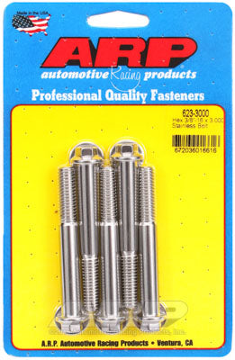 ARP 623-3000 SAE Bolt Kit 3/8-16 x 3.000 hex SS bolts Photo-0
