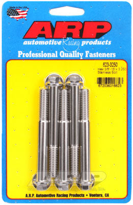 ARP 623-3250 SAE Bolt Kit 3/8-16 x 3.250 hex SS bolts Photo-0