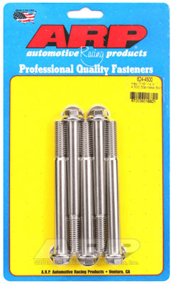 ARP 624-4500 SAE Bolt Kit 7/16-14 X 4.500 hex 1/2 wrenching SS bolts Photo-0