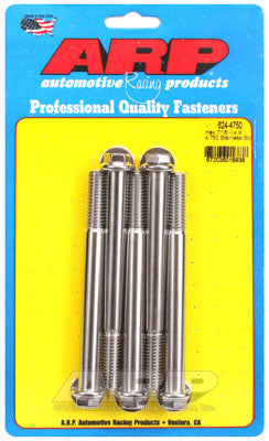 ARP 624-4750 SAE Bolt Kit 7/16-14 X 4.750 hex 1/2 wrenching SS bolts Photo-0