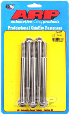 ARP 624-5000 SAE Bolt Kit 7/16-14 X 5.000 hex 1/2 wrenching SS bolts Photo-0
