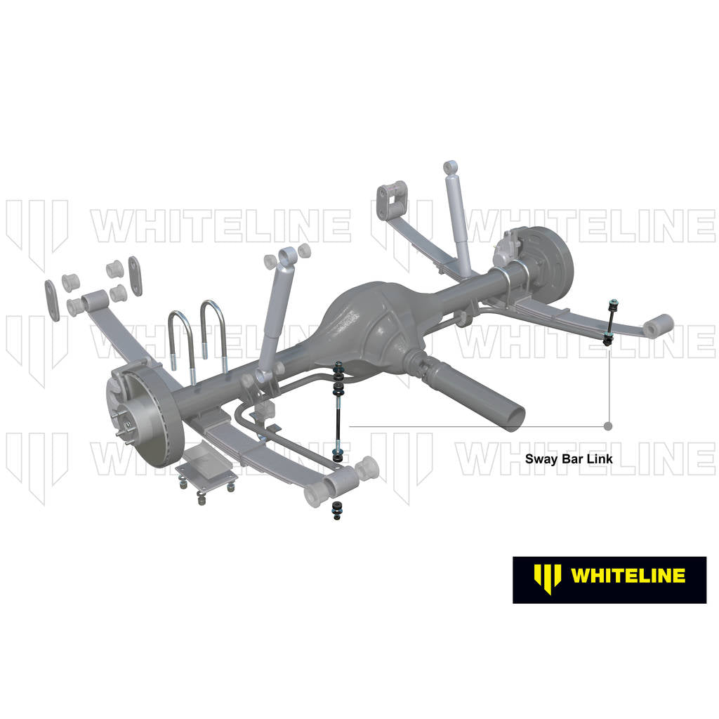 WHITELINE KLC236 Rear Anti Roll Bar Link for Jeep Gladiator/Nissan Navara D23, Patrol GU Photo-1