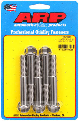 ARP 626-3000 SAE Bolt Kit 7/16-14 X 3.000 hex SS bolts Photo-0