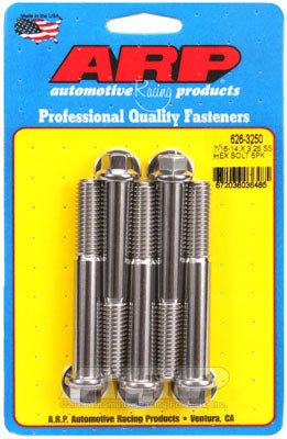ARP 626-3250 SAE Bolt Kit 7/16-14 X 3.250 hex SS bolts Photo-0