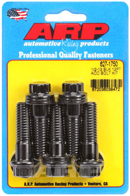 ARP 627-1750 SAE Bolt Kit 1/2-13 x 1.750 12pt black oxide bolts Photo-0