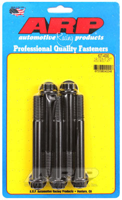 ARP 627-4000 SAE Bolt Kit 1/2-13 x 4.000 12pt black oxide bolts Photo-0