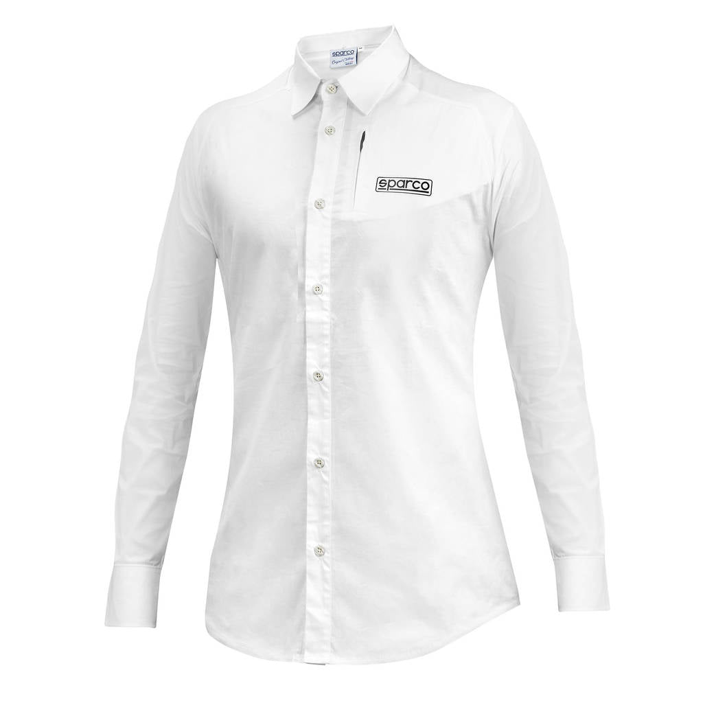 SPARCO 01369BI3M WOMAN SHIRT, white, size M Photo-0