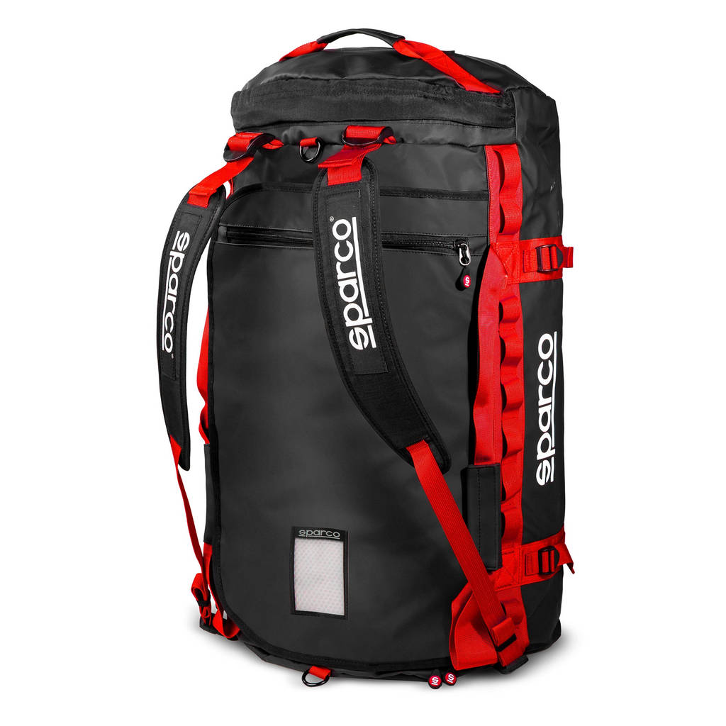 SPARCO 016442NRRS DAKAR-L DUFFLE BAG, 70 x 40 x 40 cm, black/red, size L Photo-1