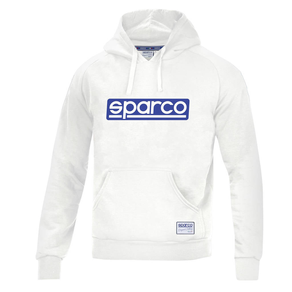 SPARCO 01318BI5XXL HOODIE "ORIGINAL", white, size XXL Photo-0