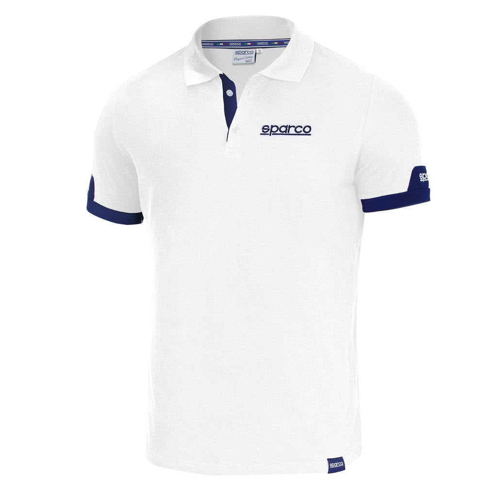 SPARCO 01322BI5XXL POLO "CORPORATE", white, size XXL Photo-0