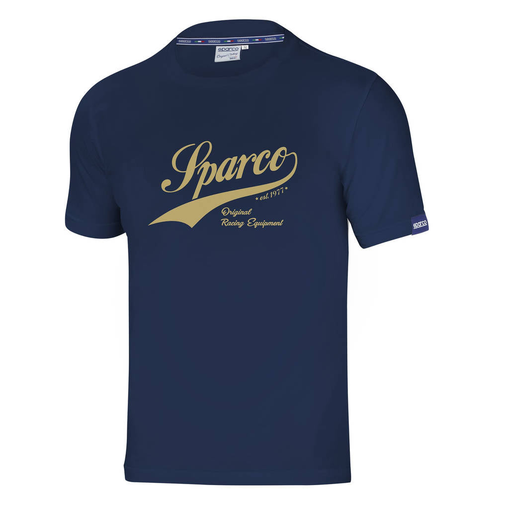 SPARCO 01326BM1S T-SHIRT "VINTAGE", navy blue, size S Photo-0