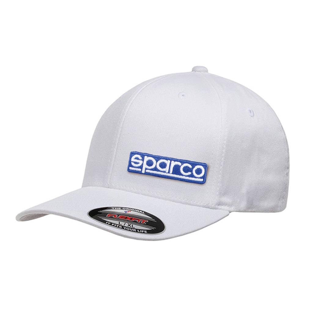 SPARCO 01357BI4LXL BASEBALL CAP FLEXFIT, white, size L/XL Photo-0