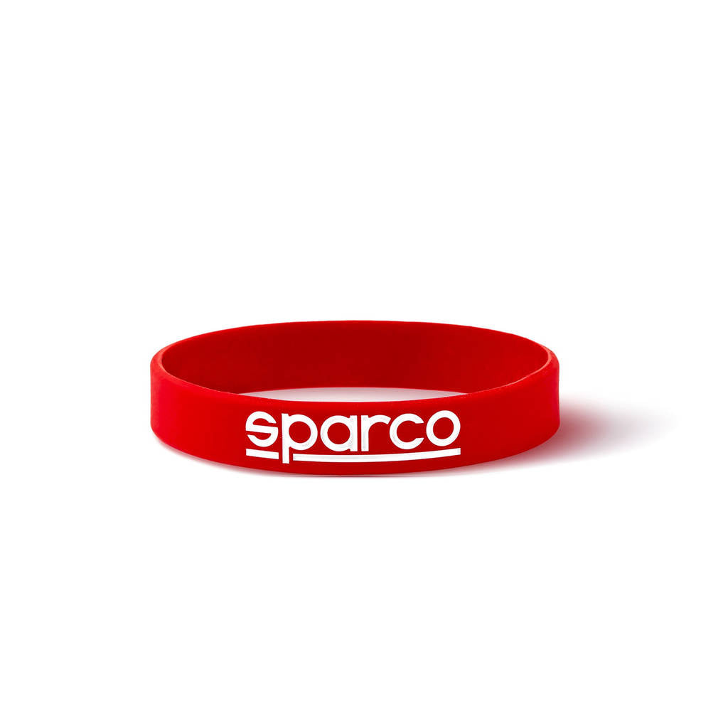 SPARCO 099093RS Rubber bracelet, red Photo-0
