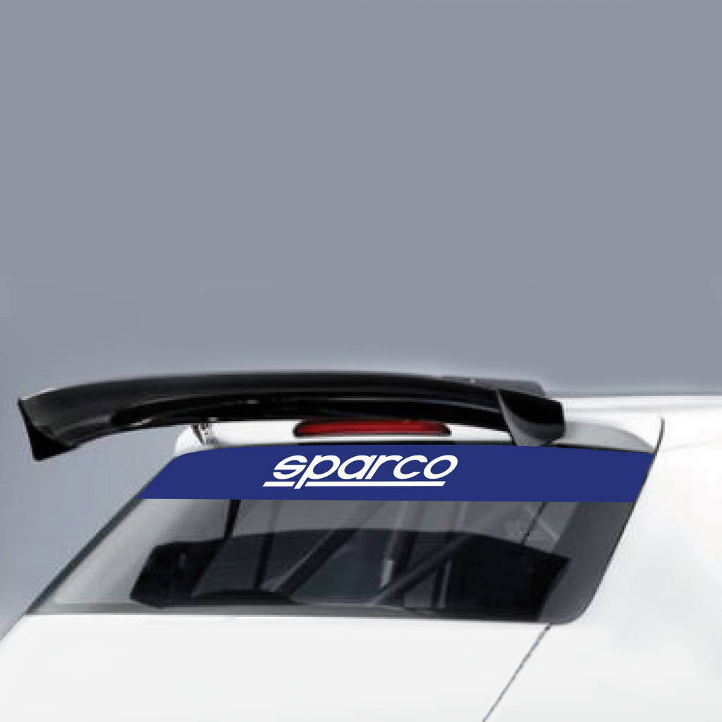 SPARCO 099098AZ Rear sun visor strip, 120 X 10 cm Photo-0
