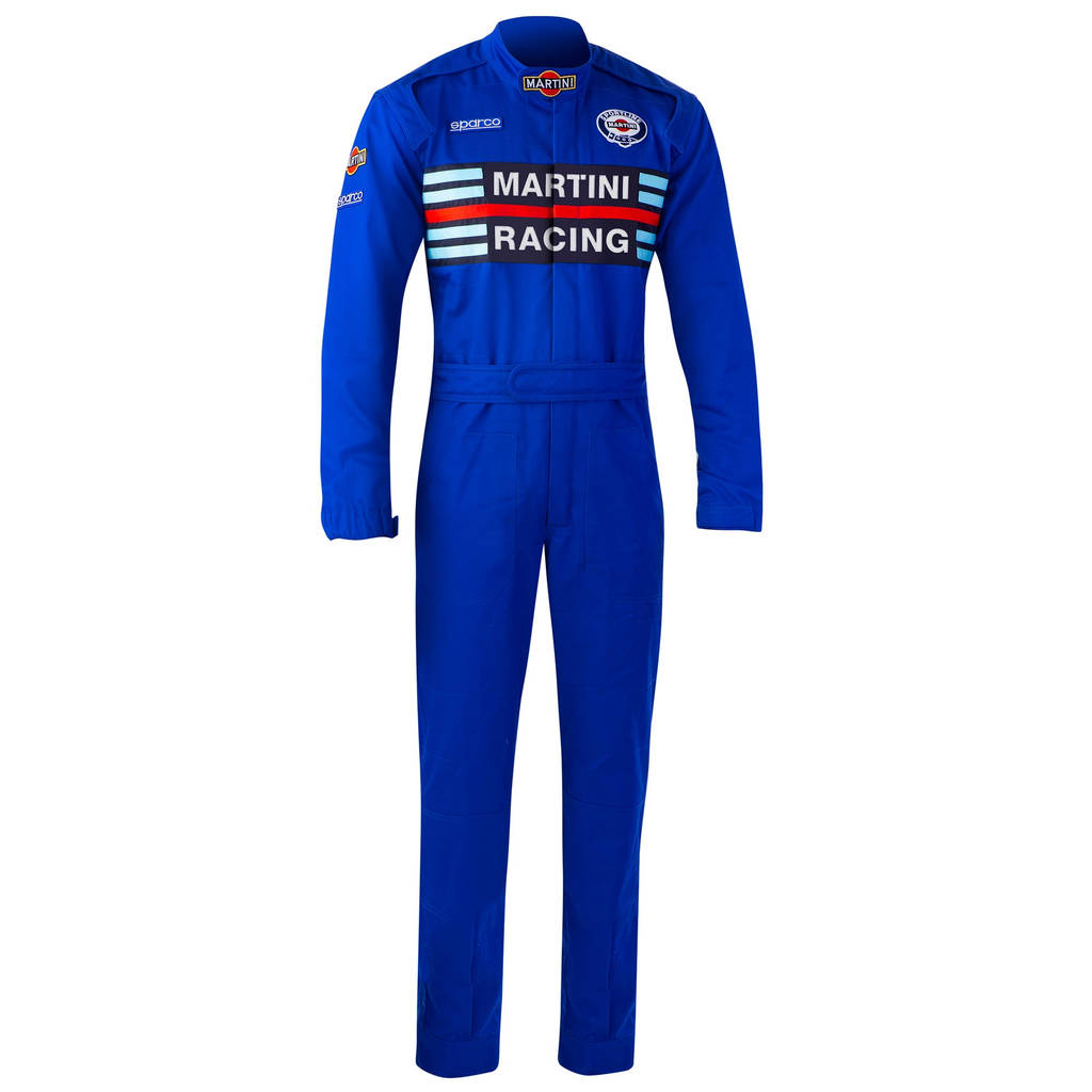 SPARCO 002020MRAZ4XL MARTINI RACING Replica Mechanics suit, blue, size XL Photo-0