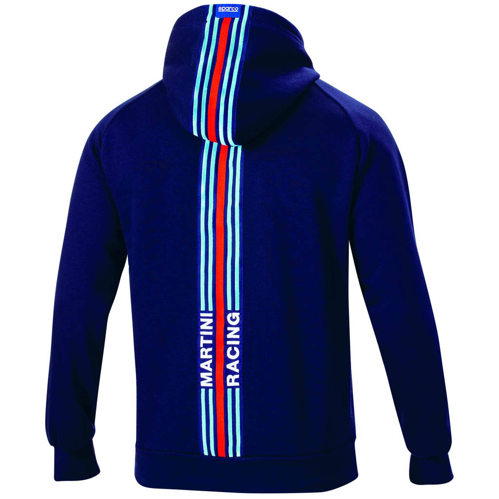 SPARCO 01340MRNR4XL Hoodie BIG STRIPES MARTINI RACING, black, size XL Photo-1