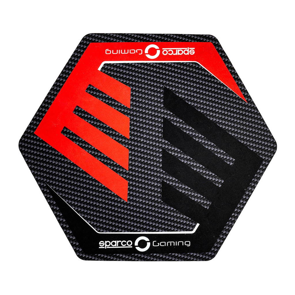 SPARCO 099102NRRS Chair Floor Mat, 97,5x110 cm Photo-0