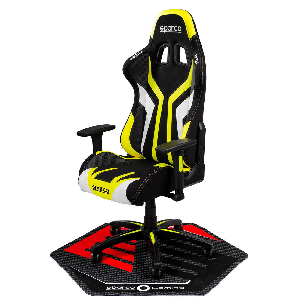 SPARCO 099102NRRS Chair Floor Mat, 97,5x110 cm Photo-1