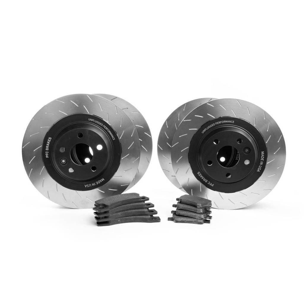 UNPLUGGED PERFORMANCE UP-MSMX2-116-1.1 Rear Set - UP x PFC Street Sport Brake Pads (For Large Sweep UP Rotors) PFC Part #: 5004.11 for TESLA Model S2 / X2 2021+ Photo-2