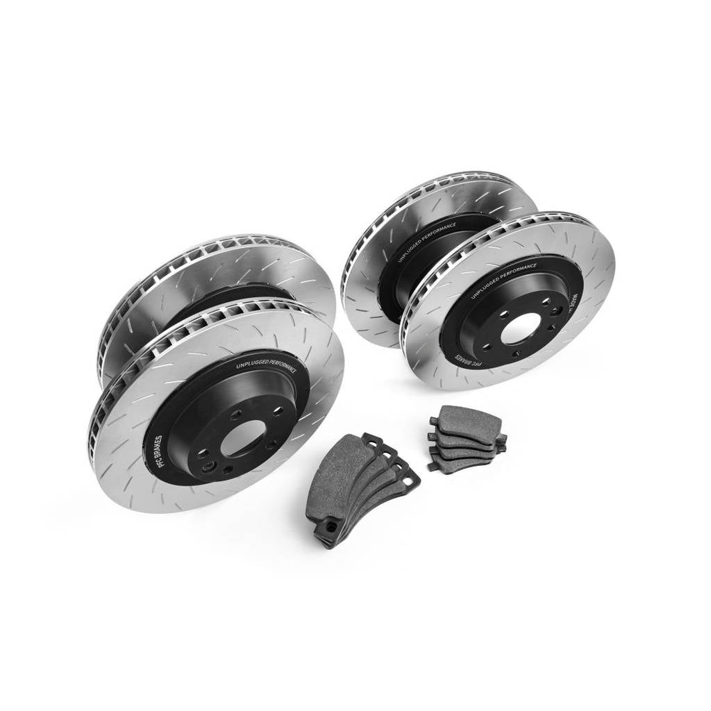 UNPLUGGED PERFORMANCE UP-MSMX2-116-1.1 Rear Set - UP x PFC Street Sport Brake Pads (For Large Sweep UP Rotors) PFC Part #: 5004.11 for TESLA Model S2 / X2 2021+ Photo-3