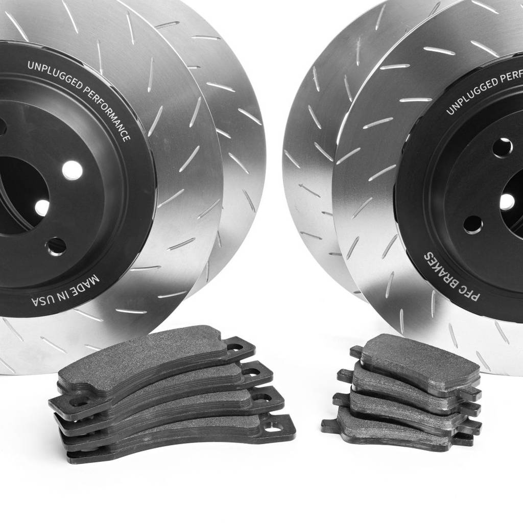 UNPLUGGED PERFORMANCE UP-MSMX2-116-1.1 Rear Set - UP x PFC Street Sport Brake Pads (For Large Sweep UP Rotors) PFC Part #: 5004.11 for TESLA Model S2 / X2 2021+ Photo-4