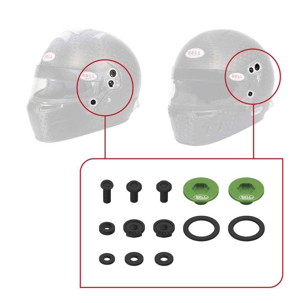 BELL 2020072 SV (SE06) Pivot kit & Screws, blue Photo-4