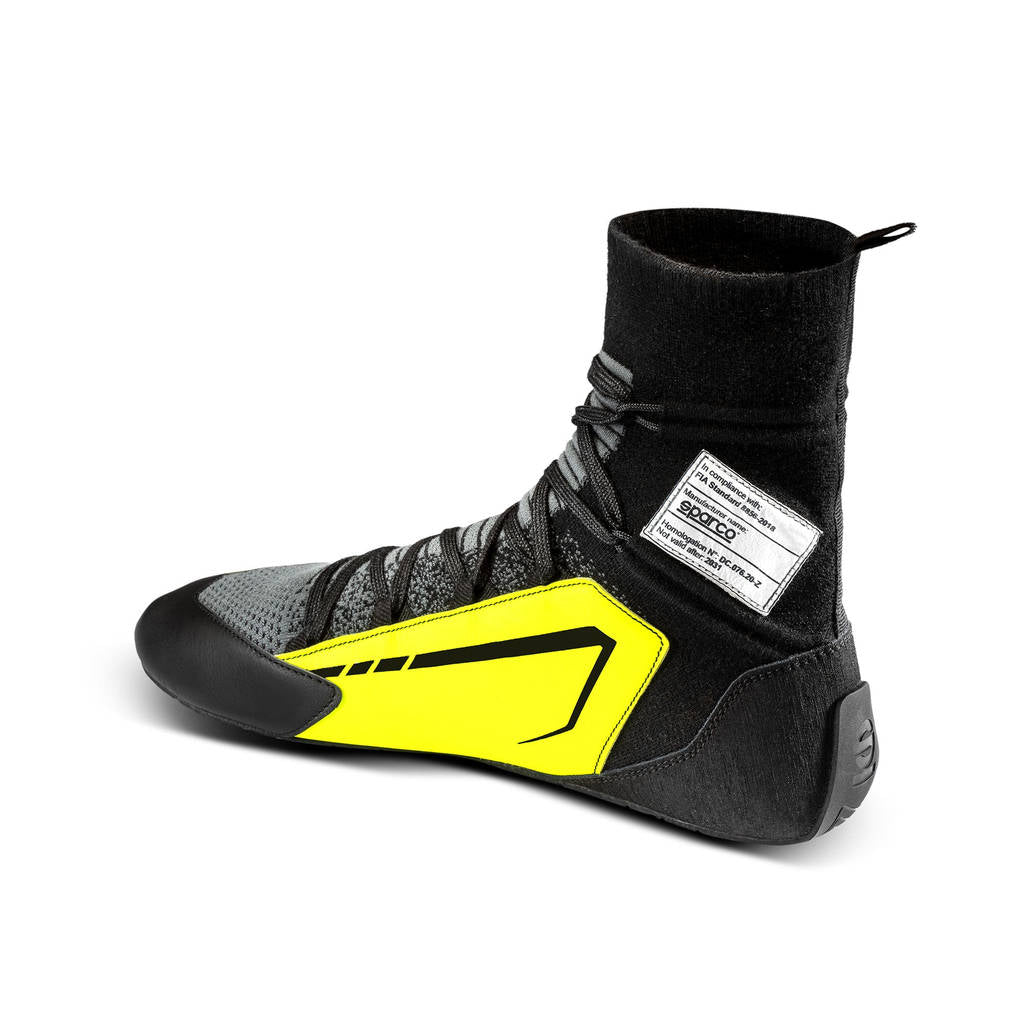 SPARCO 00127845NRGF X-LIGHT+ Racing shoes, FIA 8856-2018, black/yellow, size 45 Photo-2