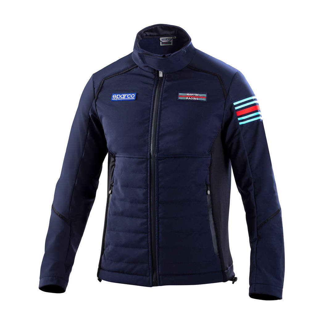 SPARCO 01363MRBM4XL SOFT SHELL MARTINI RACING Jacket, navy blue, size XL Photo-0