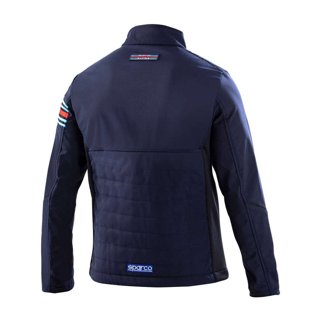 SPARCO 01363MRBM5XXL SOFT SHELL MARTINI RACING Jacket, navy blue, size XXL Photo-1