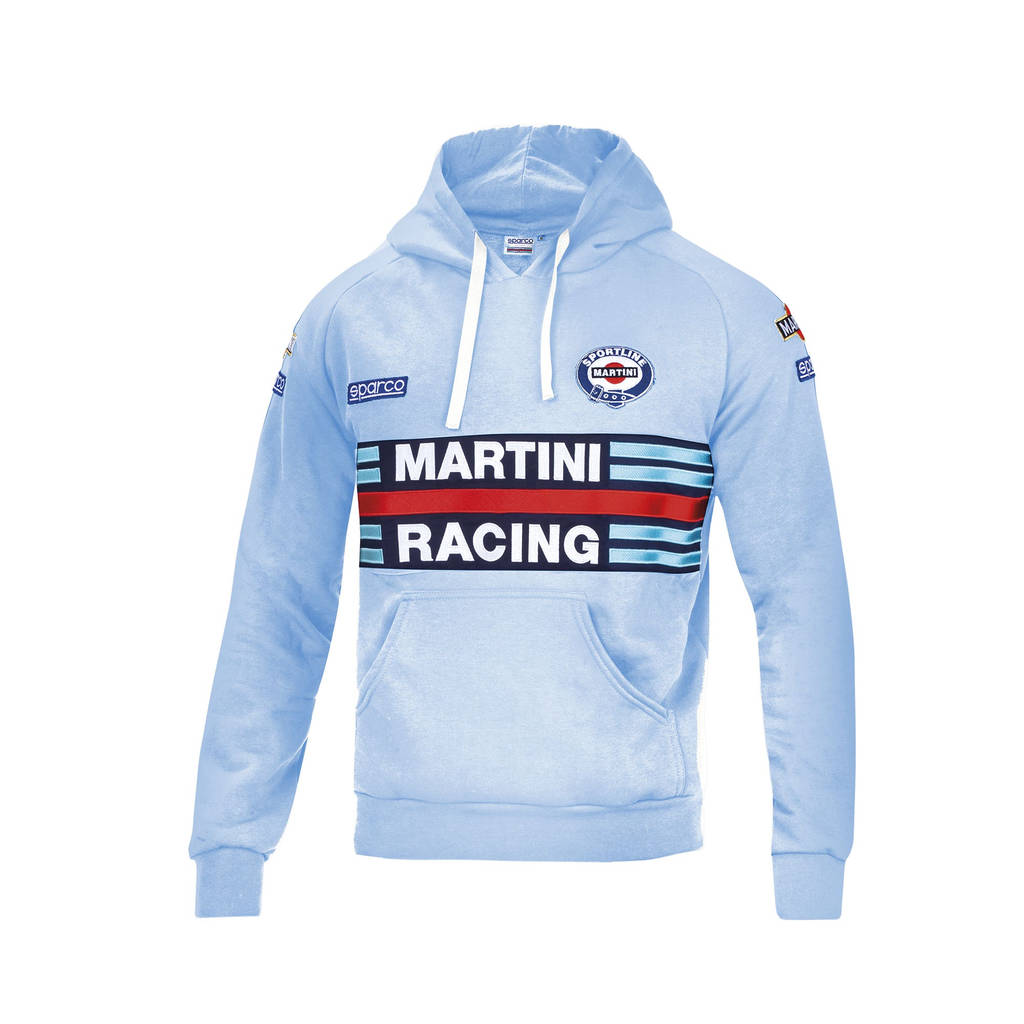 SPARCO 01279MRCE6XXX HOODIE MARTINI RACING, celestial, size XXXL Photo-0