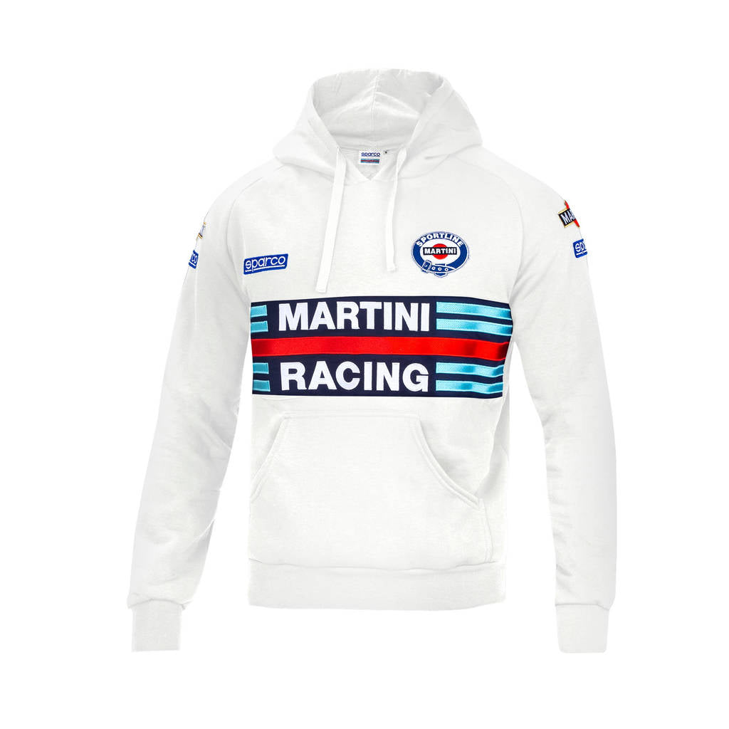 SPARCO 01279MRBI6XXX HOODIE MARTINI RACING, white, size XXXL Photo-0