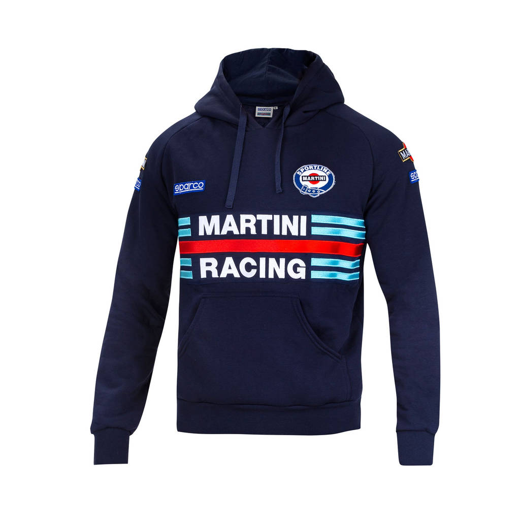 SPARCO 01279MRBM6XXX HOODIE MARTINI RACING, navy blue, size XXXL Photo-0