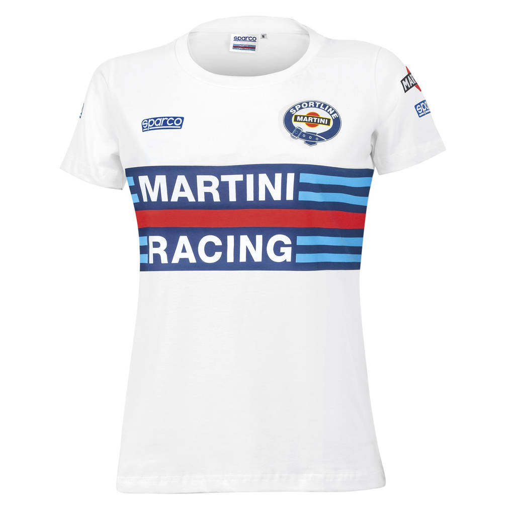 SPARCO 01398MRBI2M T-shirt MARTINI RACING Lady, white, size M Photo-0