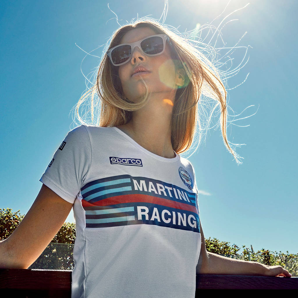 SPARCO 01398MRBI3L T-shirt MARTINI RACING Lady, white, size L Photo-1