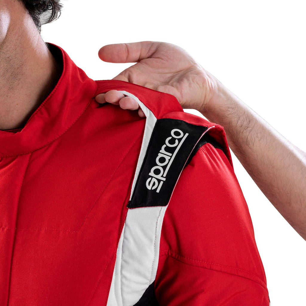 SPARCO 00114266RNBI Racing suit SUPERLEGGERA R564, FIA 8856-2018, red/black/white, size 66 Photo-3