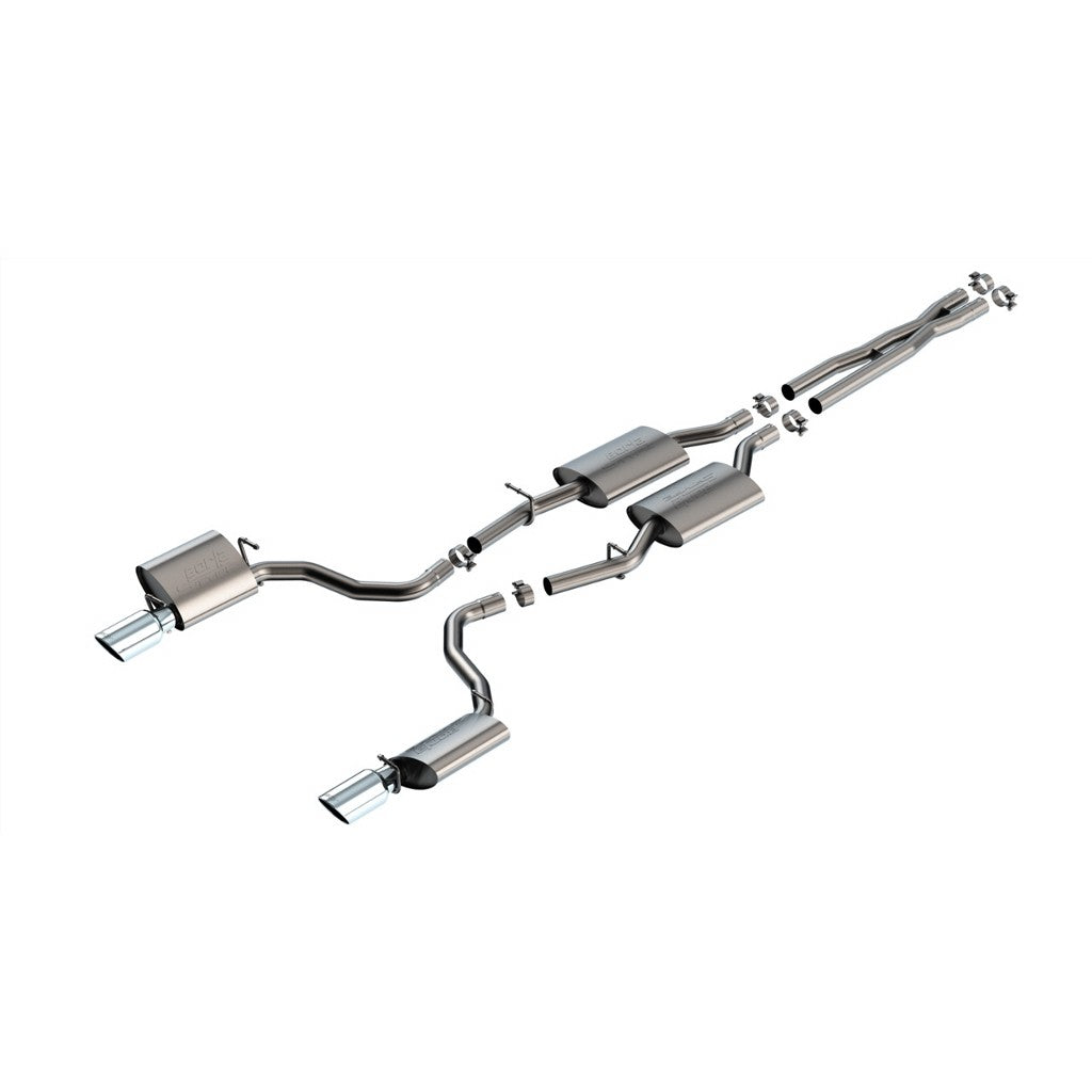 BORLA 140917 Cat-Back Exhaust System S-Type for Dodge Charger R/T 2019-2022 Photo-0