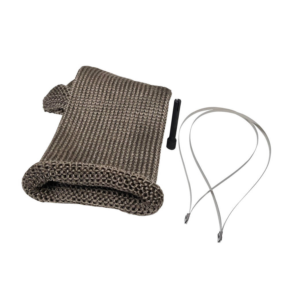 DEI 10038 Titanium Knit Exhaust Sleeve 4" x 12" Photo-0