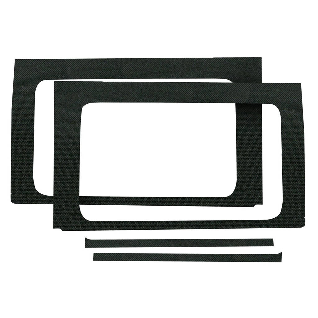 DEI 50173 Black Original Finish Rear Side Window Only for JEEP Wrangler JL 4-Door Photo-0
