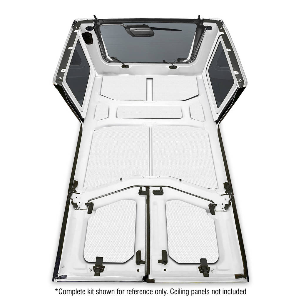 DEI 50175 White Original Finish Rear Side Window Only for JEEP Wrangler JL 4-Door Photo-1