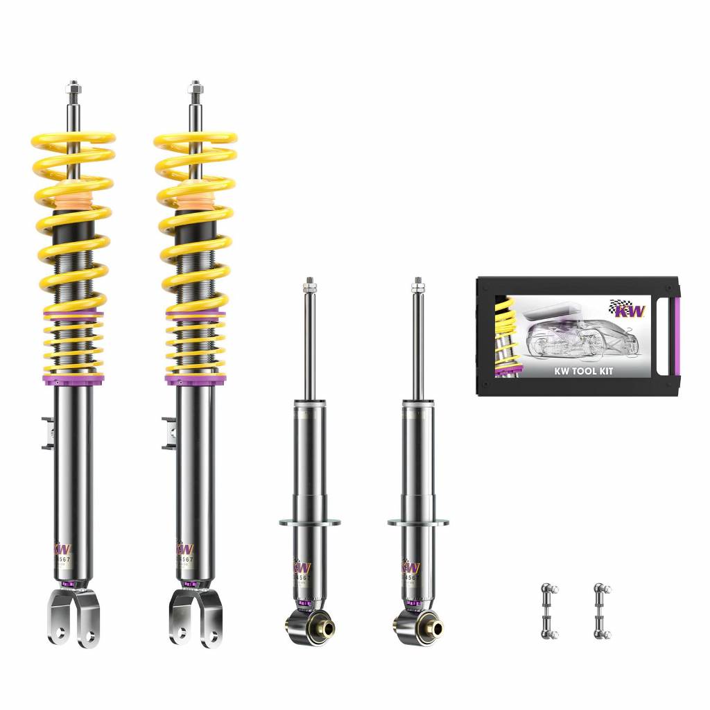 KW 352200FJ Coilover Kit INOX V3 (incl. deactivation for electronic dampers) for BMW 5 Touring (G31) 2017- Photo-0