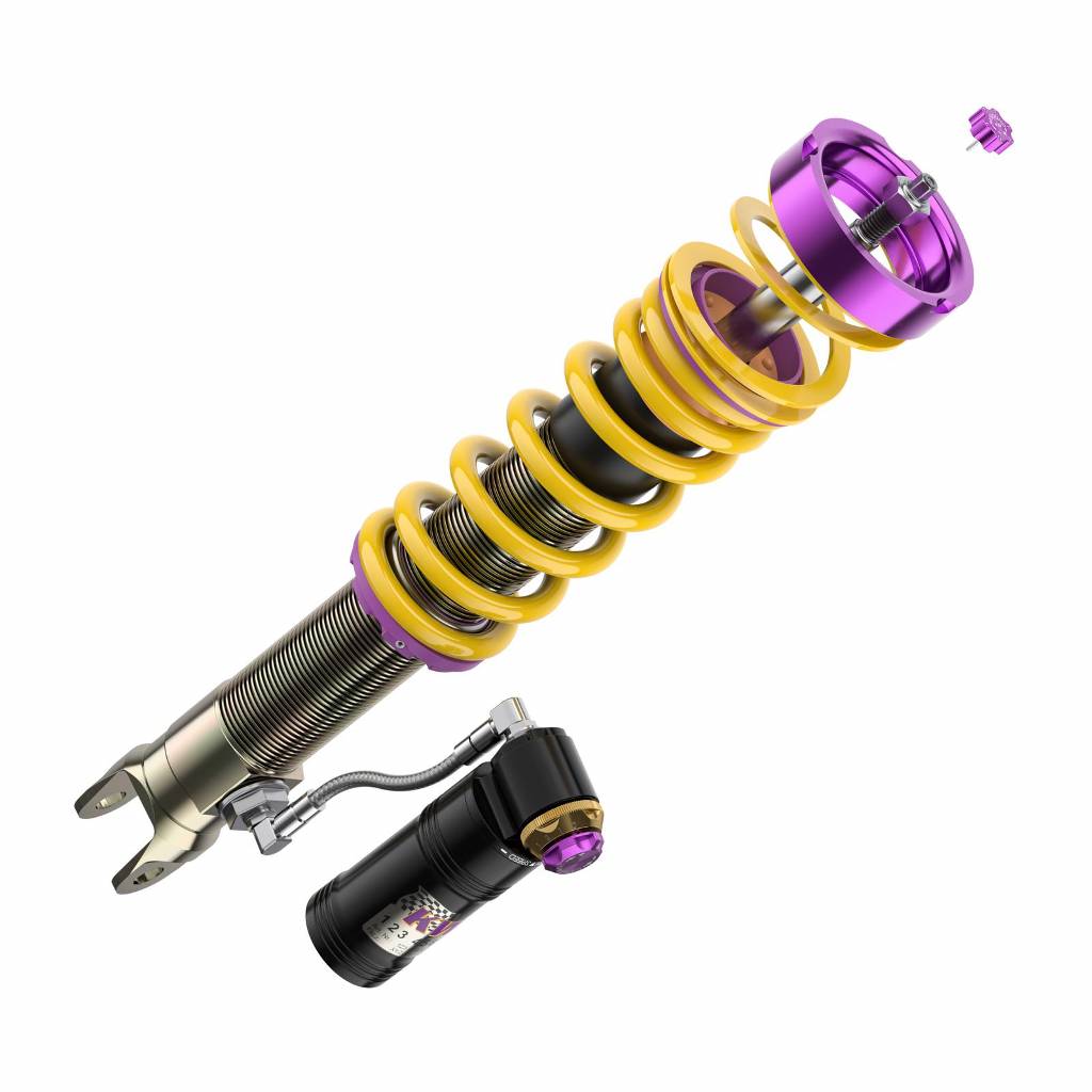KW 3A771087 Coilover Kit INOX V4 (incl. deactivation for electronic dampers) for PORSCHE 911 (992) Carrera 4 /Carrera 4 GTS/Carrera 4 S 2018- Photo-5