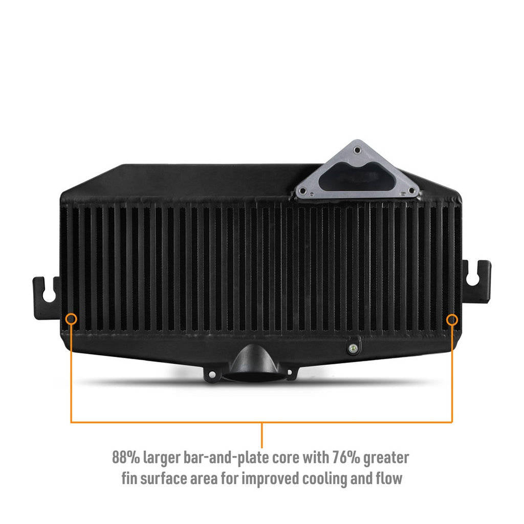 MISHIMOTO MMTMIC-ASNT-19BK Top-Mount Intercooler, Black for SUBARU Ascent 2019 Photo-2