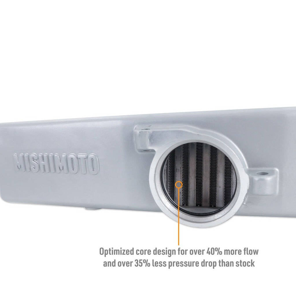 MISHIMOTO MMTMIC-WRX-22KSLBK Top Mount Intercooler Kit, Silver Core, Black Pipes for SUBARU WRX 2022 Photo-8