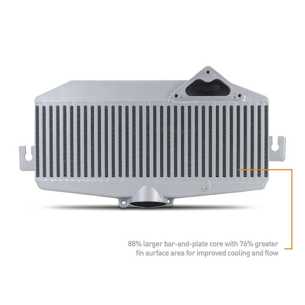 MISHIMOTO MMTMIC-WRX-22SL Top-Mount Intercooler, Silver for SUBARU WRX 2022 Photo-6