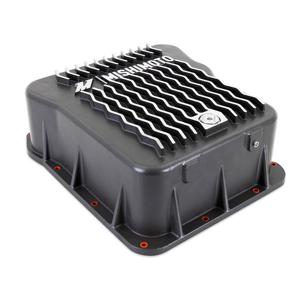 MISHIMOTO MMTP-DMAX-01 Transmission Pan, Cast for Duramax, Allison A1000, GR 2001-2019 Photo-0