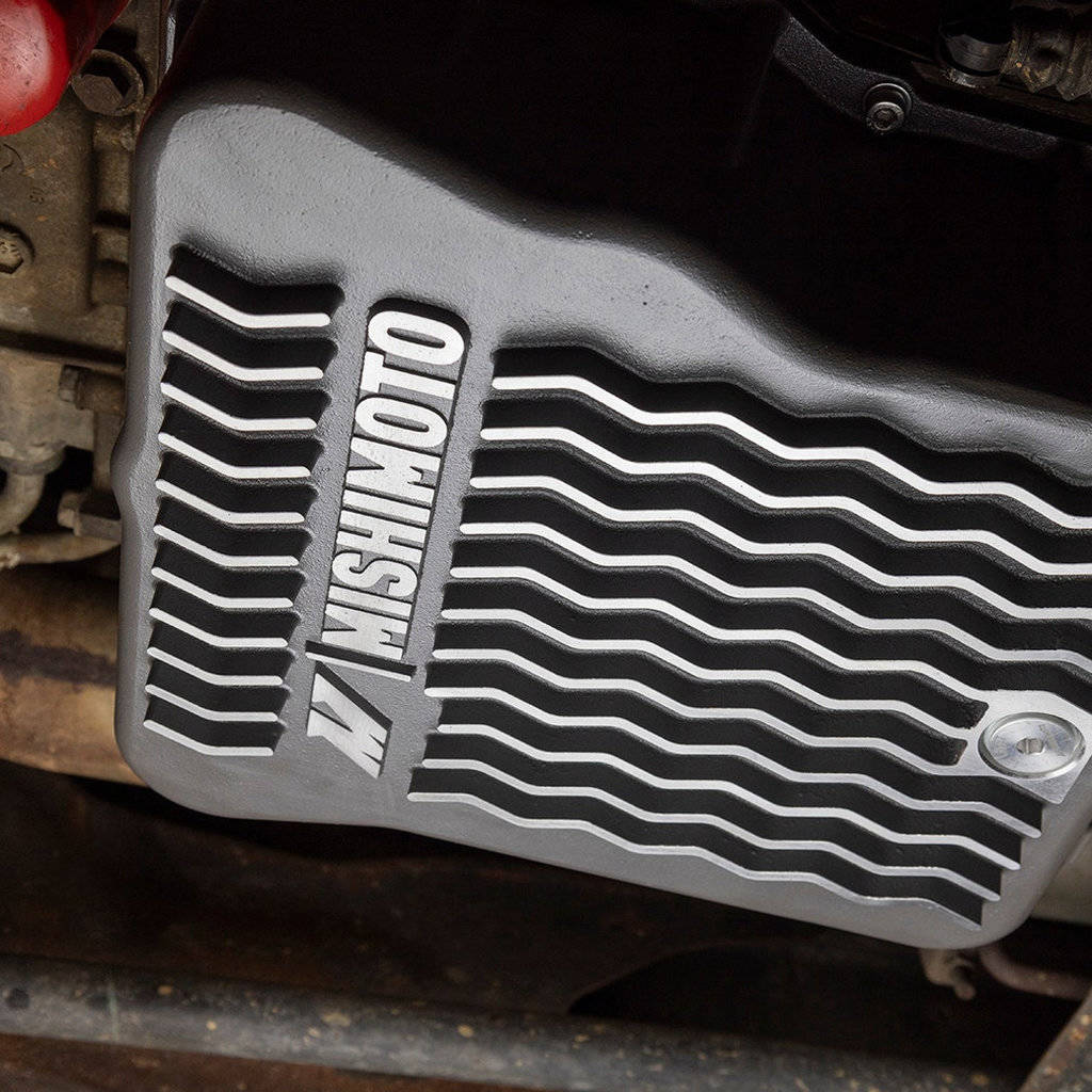 MISHIMOTO MMTP-DMAX-01 Transmission Pan, Cast for Duramax, Allison A1000, GR 2001-2019 Photo-1